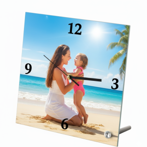 Стъклен часовник с Ваша снимка