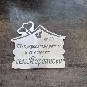 Табелка за врата