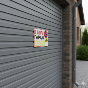 Табела не паркирай гараж