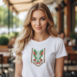 Тениска с шевици грозде